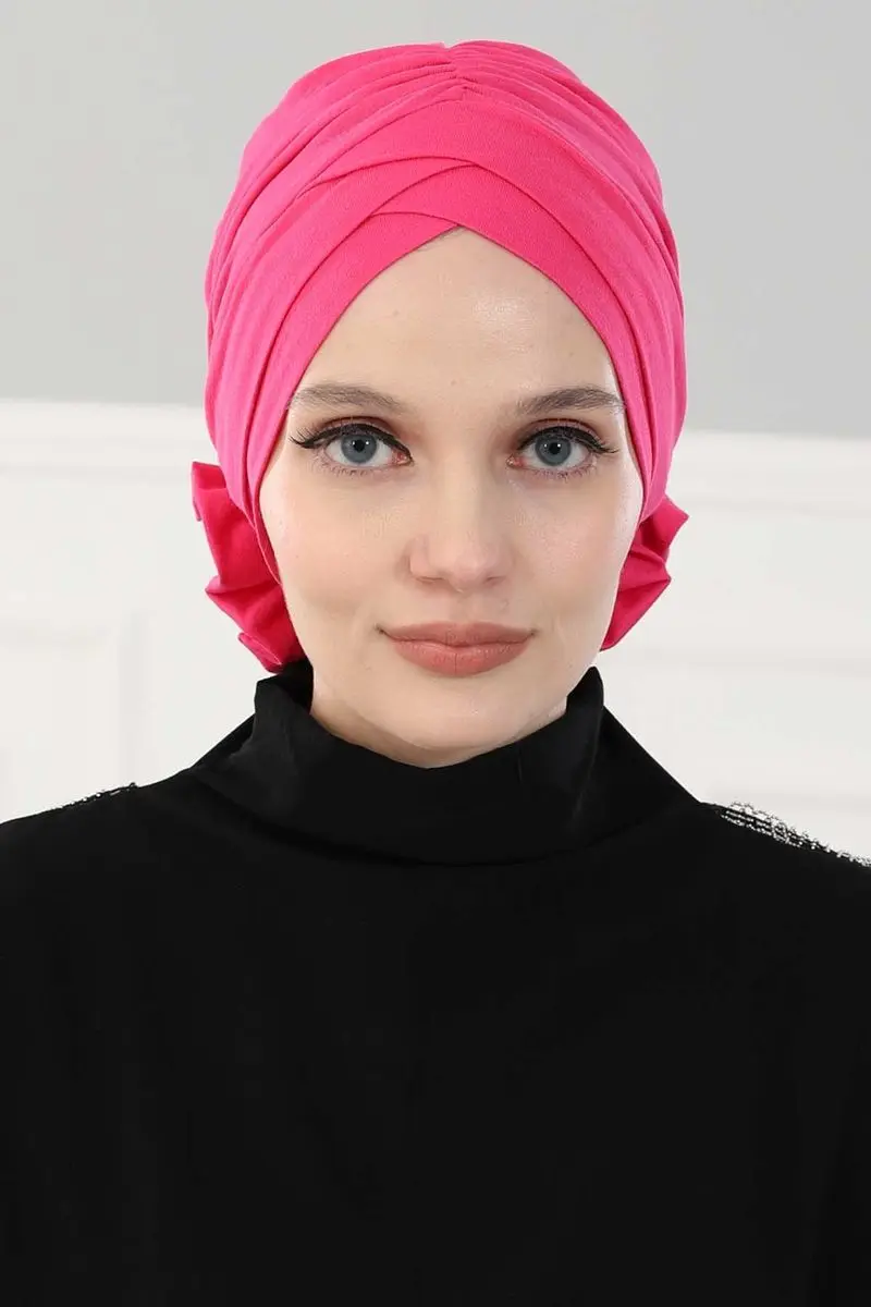 Cross Rose Bone Fuchsia