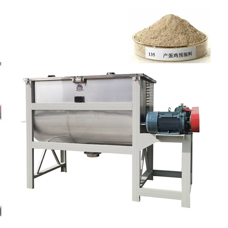 

Animal Feed Mixer 100kg 500kg 1ton Cattle Feed Chicken Pig Feed Indusitrial Horizontal Mixer
