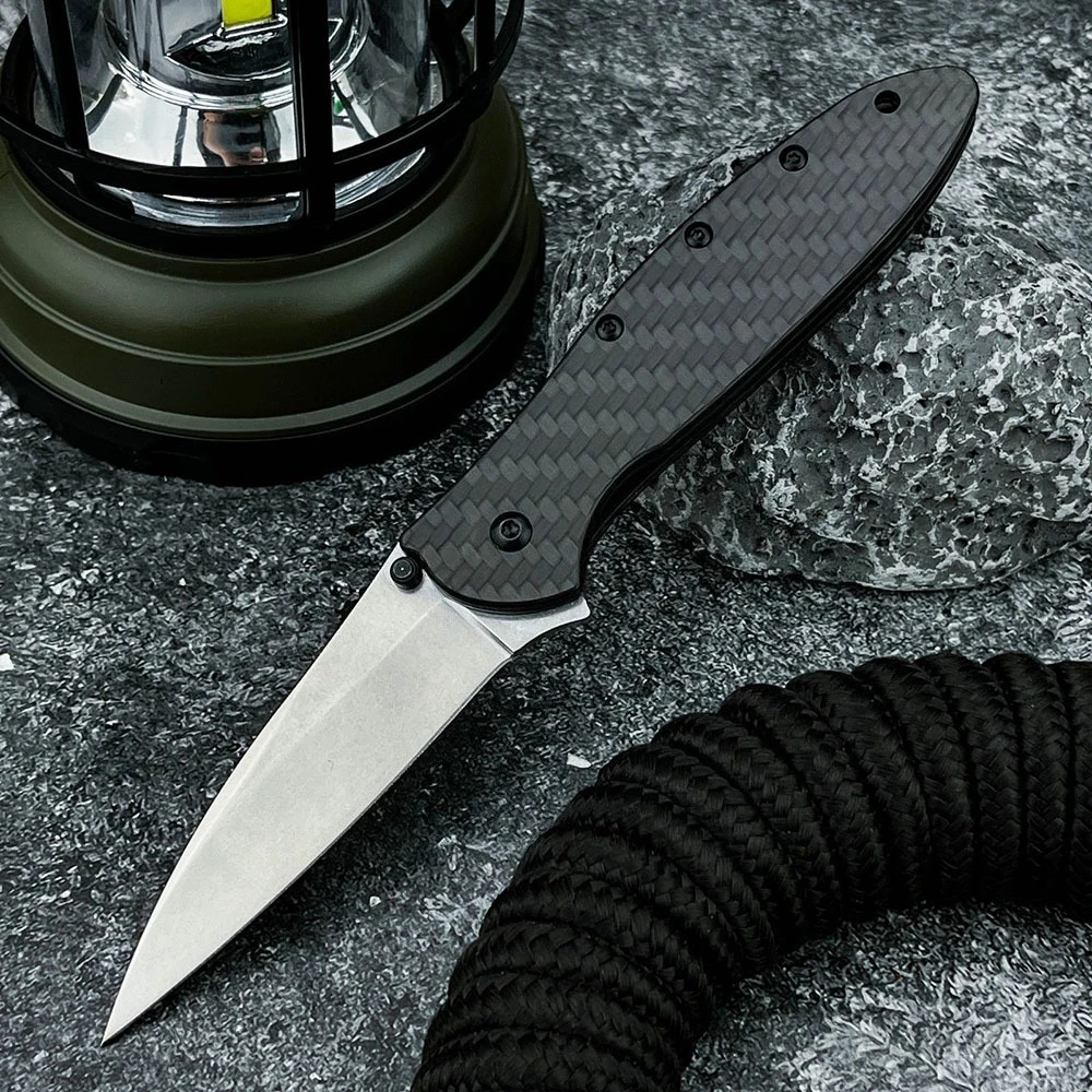 

Практичный складной спасательный нож для диких приключений в джунглях, EDC нож с ручкой из углеродного волокна, карманный универсальный нож для кемпинга, рыбалки на открытом воздухе