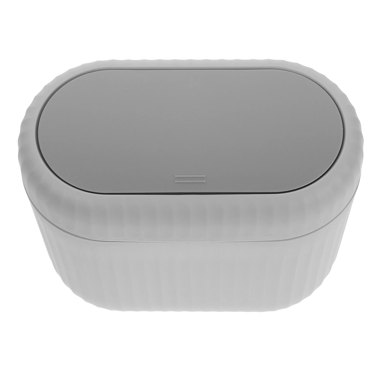 

1pcs Small for Grey Vehicle Garbage with Lid Odor Proof Compact Hanging Design Auto Trash Can Home Use Plastic Car