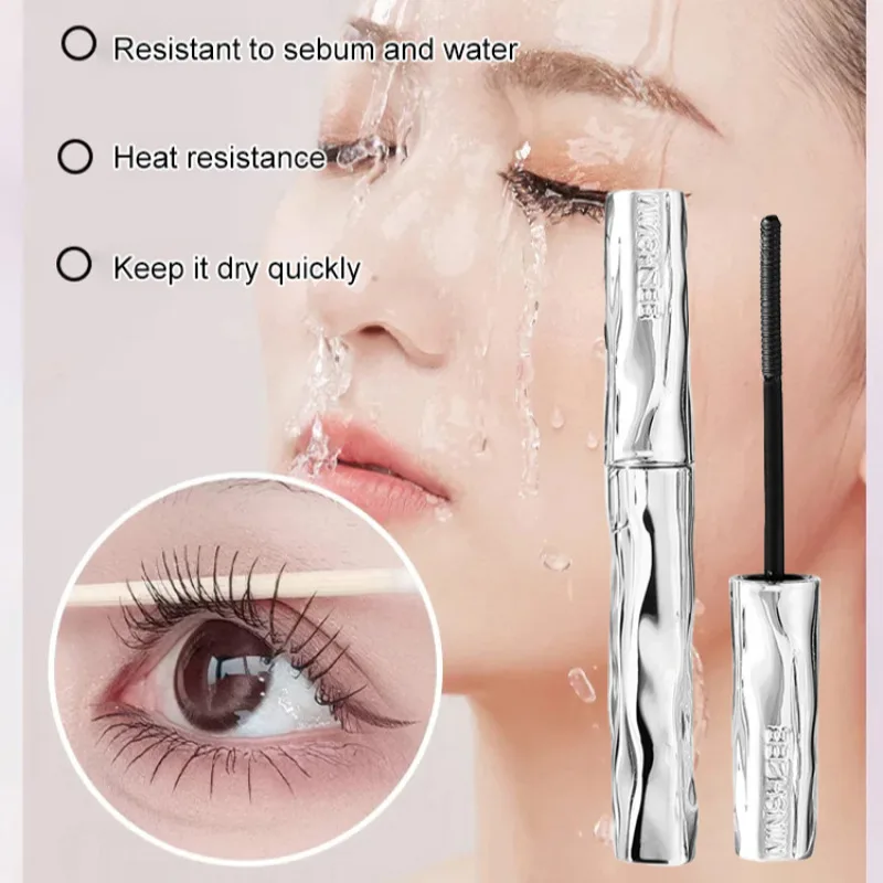 Brosse Ultra-fine définition longue durée Mascara raciné apprêt pour cils imperméable sans taches Curling Mascara outil de maquillage séchage rapide