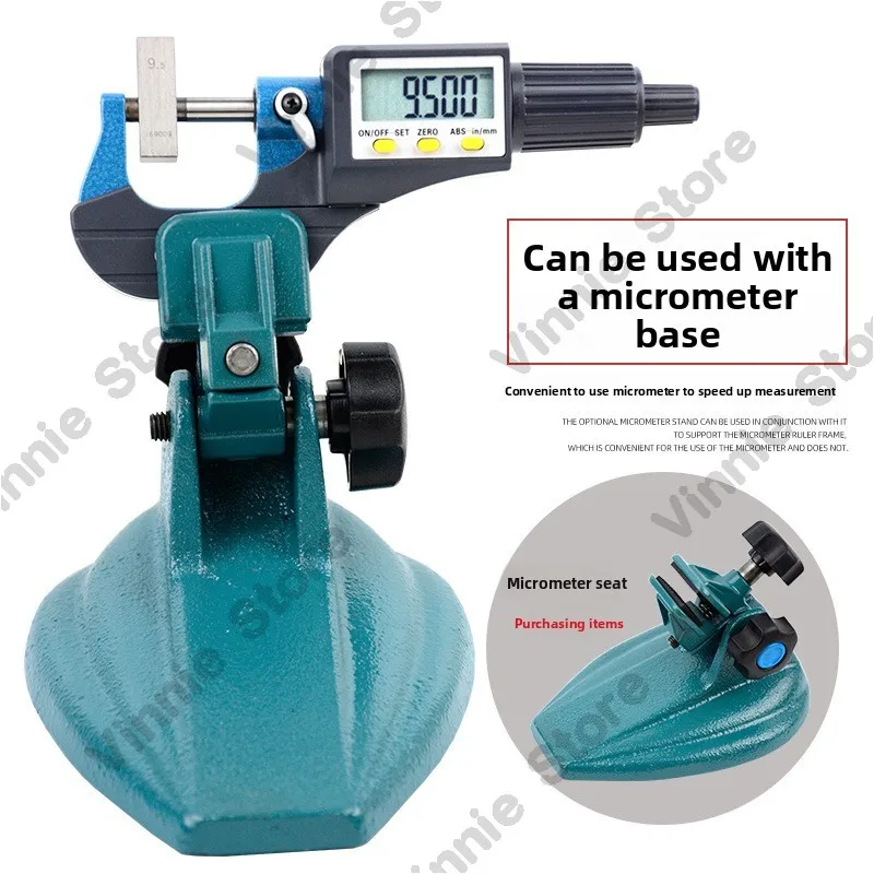 0-25mm*0.001 digital micrometer with electronic digital display, spiral micrometer and outside diameter decimalcard.