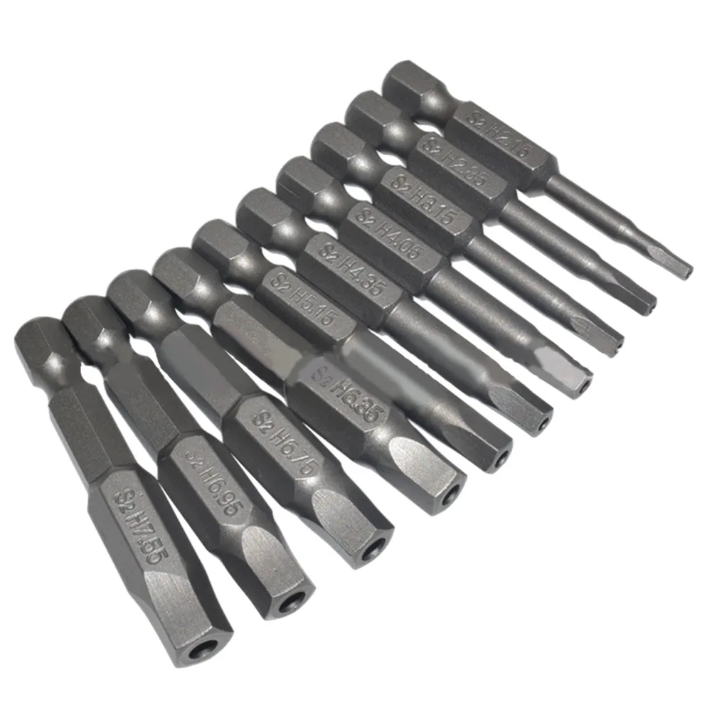 Steel Magnetic Head Torx Screwdriver Bit Set 10PCS Strong Magnet for Easy Screw Sucking for Different Applications