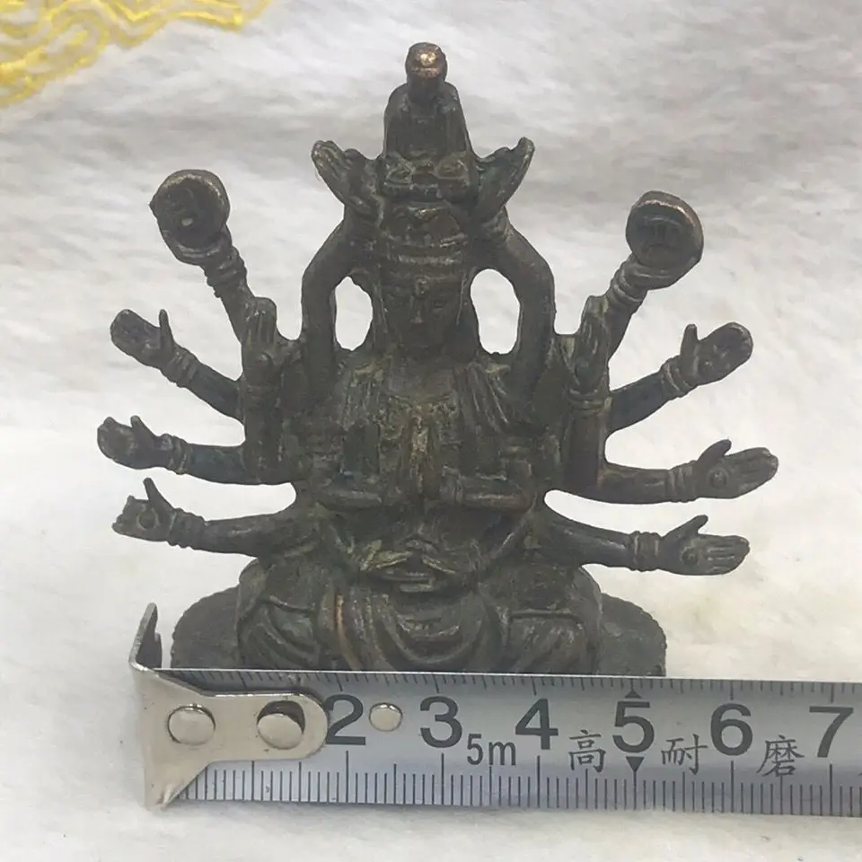 vintage Thousand-hand guanyin buddha Statue Sculpture Figurines Home Garden Decoration Statues For House