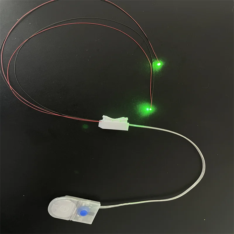 Miniature Model 3V Voltage Button Battery Box Direct Connection Fast And Slow Flashing Light Module Always On Set CR2032