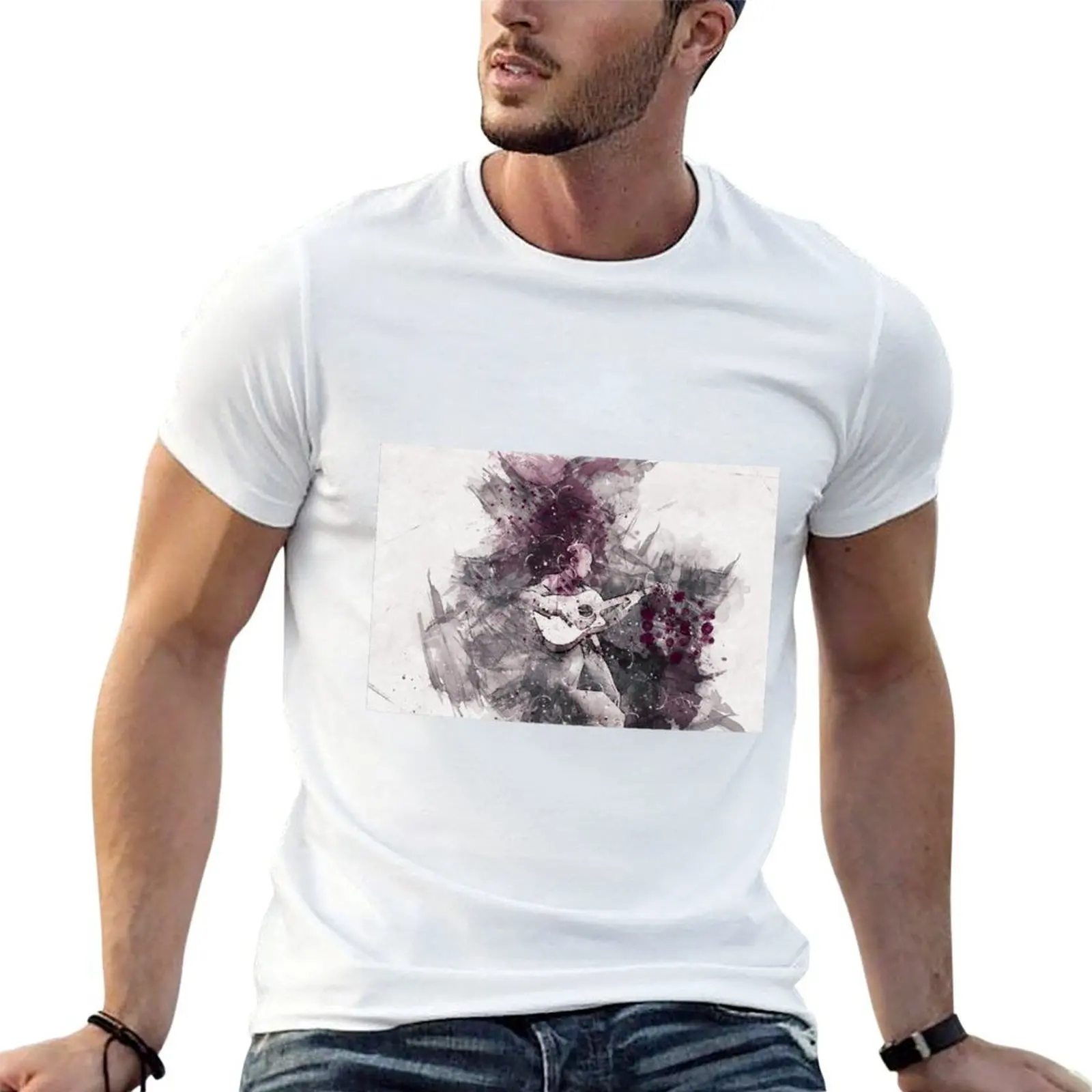 Roddy Frame Aztec Camera Artistic Print T-Shirt tees vintage anime shirt anime shirts men