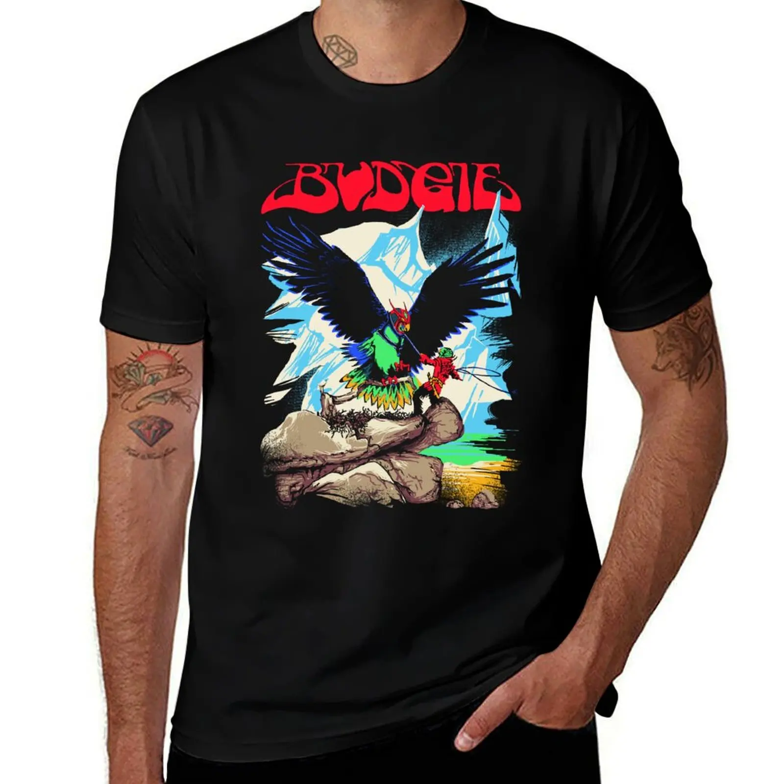 

Budgie Band Never Turn Back on a Friend T-Shirt gifts for boyfriend new edition Men's t-shirts
