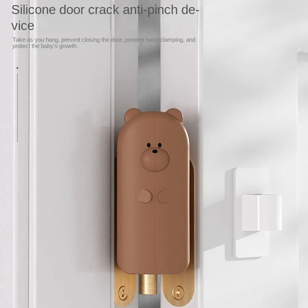 Butoir de porte en silicone, protection des doigts, anti-pincement des mains, serrure de sécurité durable pour bébé, facile à installer, anti-préhension, nouveau