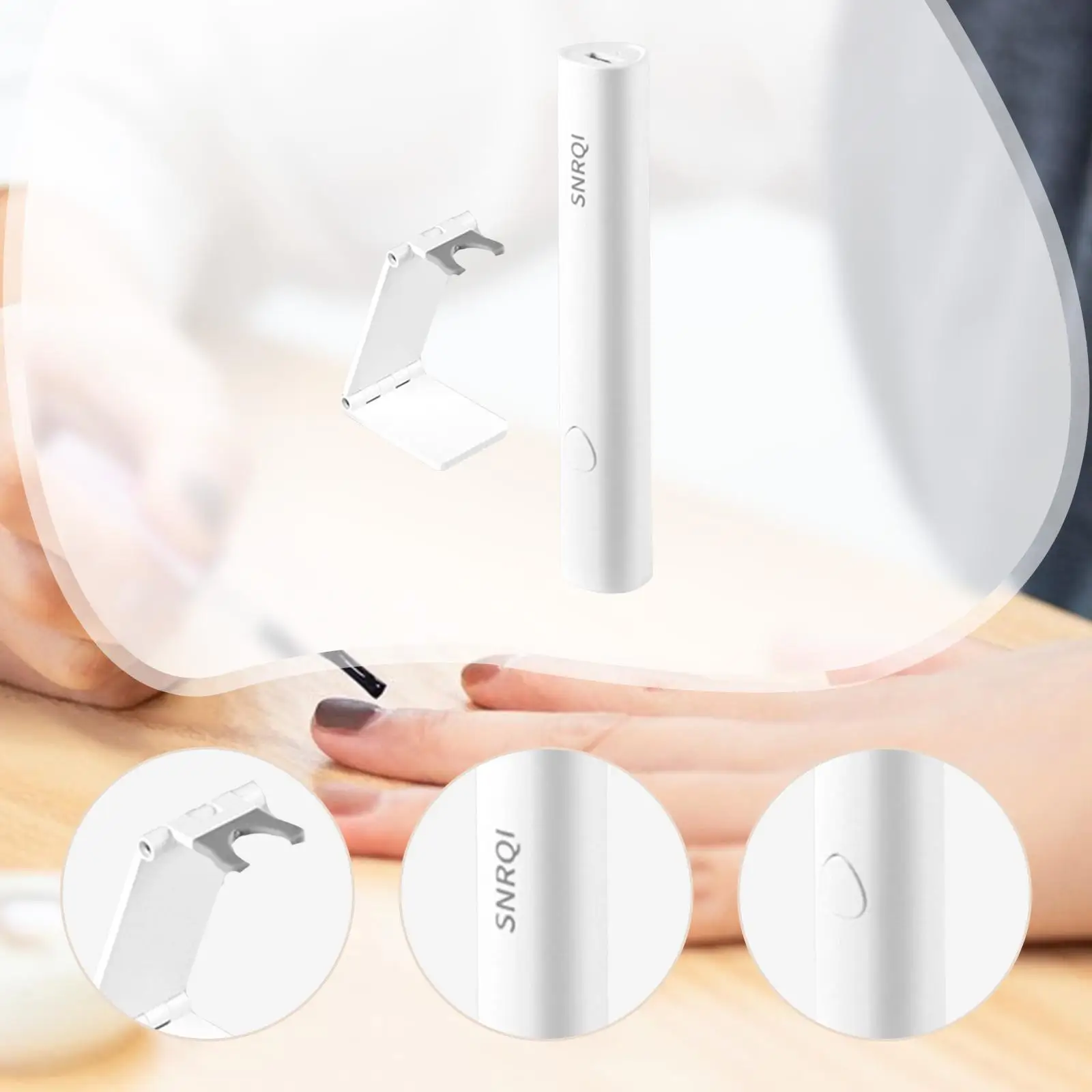 Lampe à ongles Rechargeable LED sèche-linge Compact lampe à ongles pour vernis Gel maison Salon bricolage outils de manucure