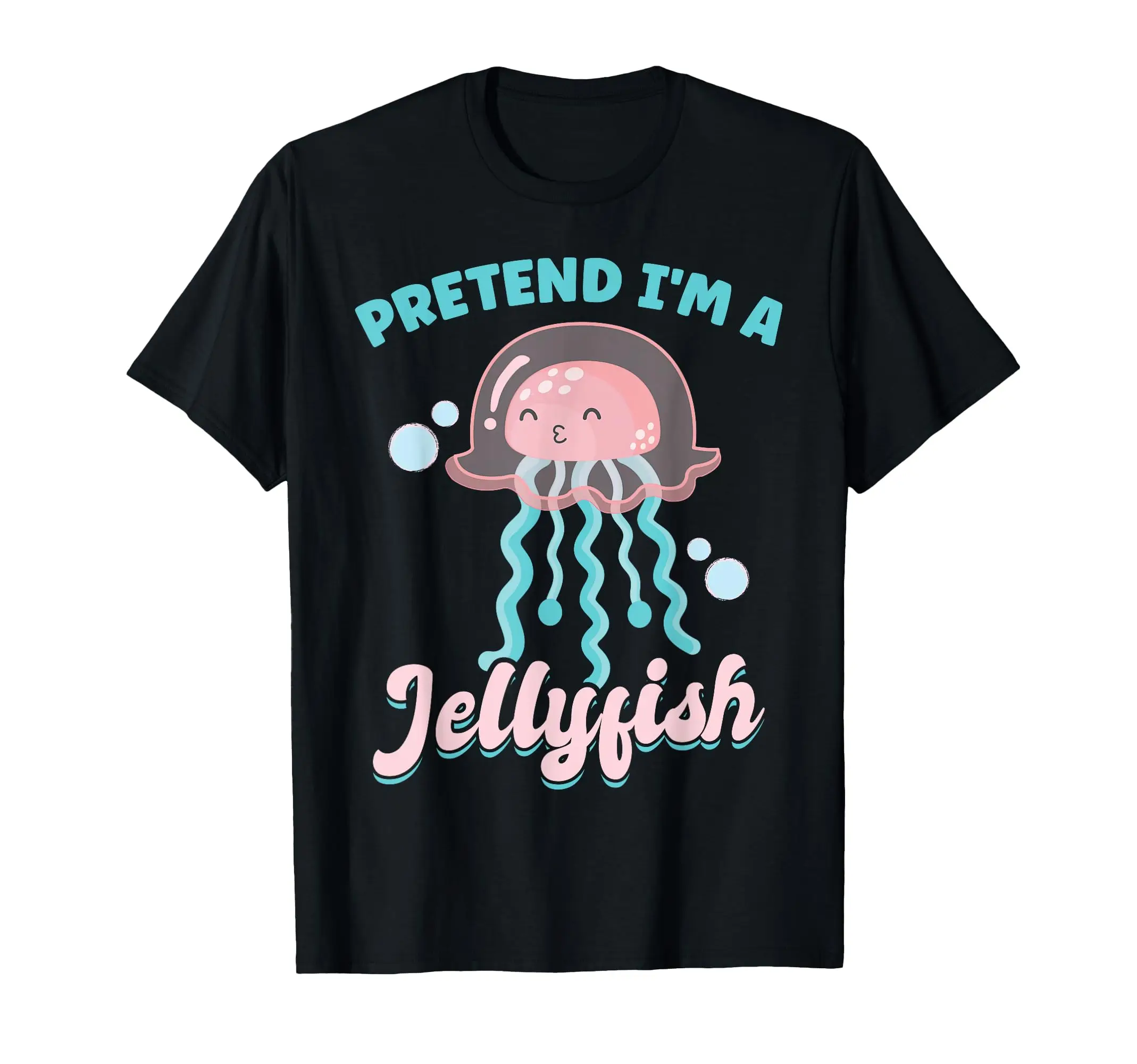 Pretend I'm A Jellyfish Classic Logo T Shirt and Stickers, Unisex Adult T Shirt Collection