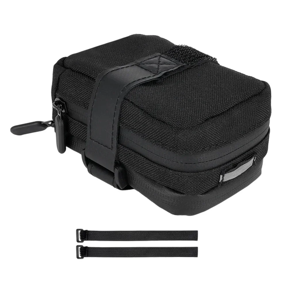 Tail Bag With Strap Bike Saddle Bag 0.5L Storage Capacity Ample Storage Capacity Bow Ring Strap Double Fixation System