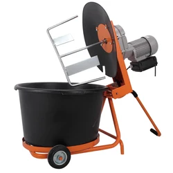 Vertical Small Cement Mortar Paint Mixer Household Feed Material Mixer Dry And Wet Dual Use Breeding Equipment 65L