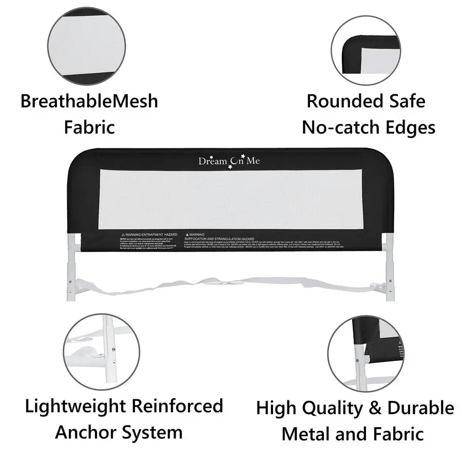 حزمة مزدوجة من سرير شبكية خفيفة الوزن قابلة للتعديل مع نسيج شبكي مسامي باللون الأسود، عدد 2 من 1