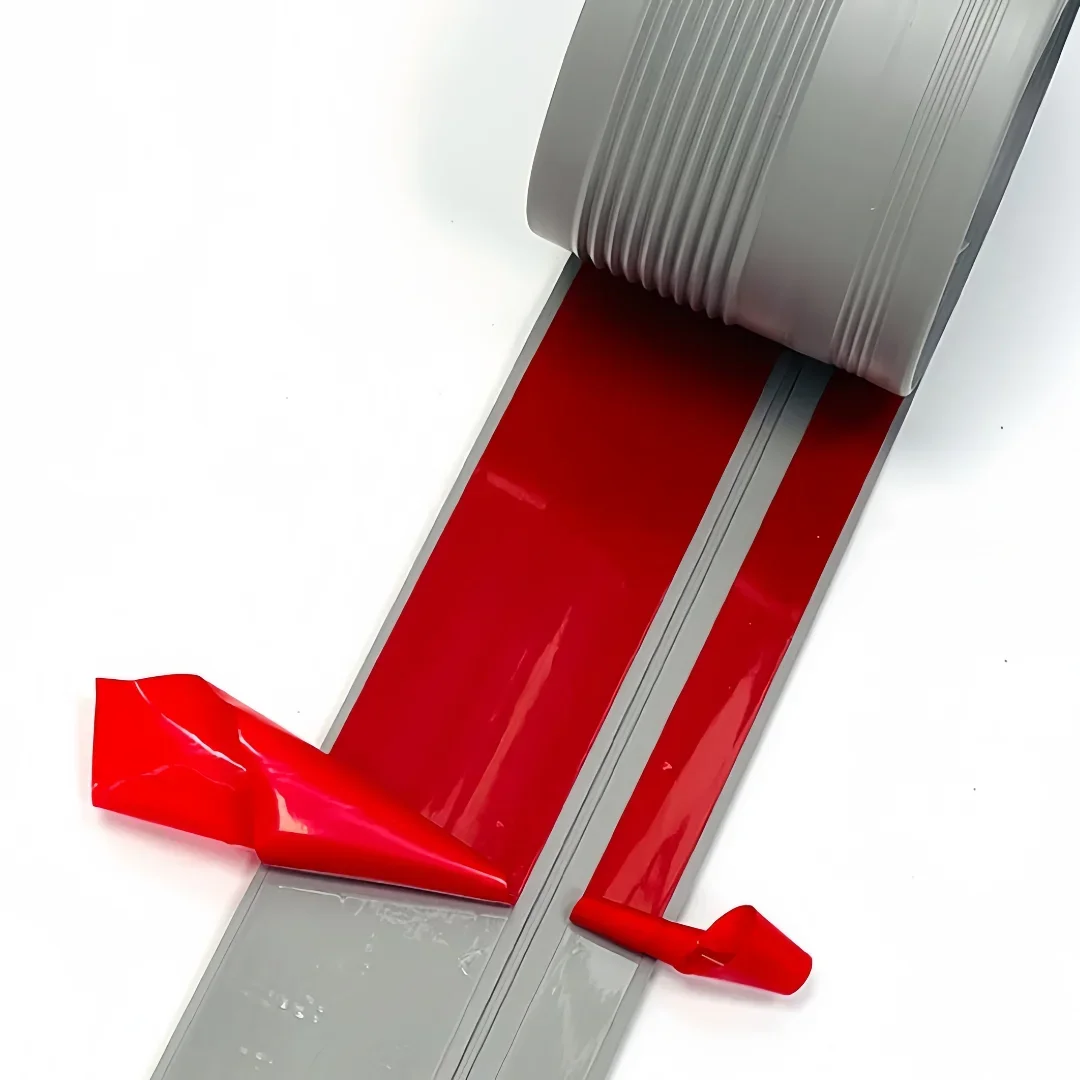 1 Roll 2m/78.74in Stair Edge Protector Non-slip Stair Nose Edging Self-Adhesive PVC Stair Edge Trim L-Shape Waterproof Step Edge image 3