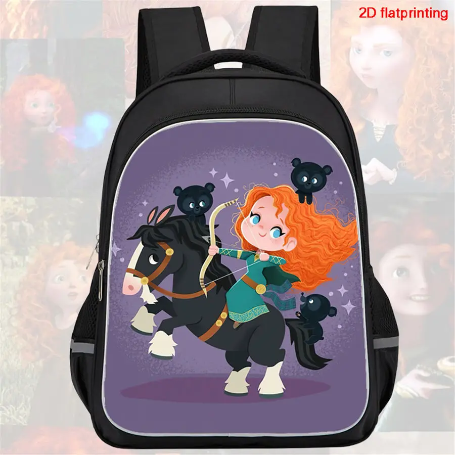 Dual Zipper Pockets, Cartoon Brave Design Suitable For Boys and Girls, Durable 16-inch Children's Student Backpack