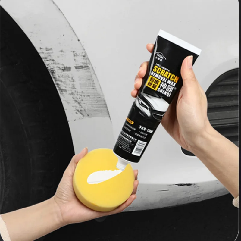 Car Scratch Wax Polishing Paint Car Wax Deep Scratch Remover White Car Wax  Auto Body Grinding Compound Anti Scratch Wax