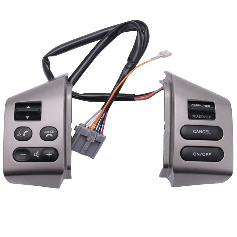 A87D-For Nissan Livina Nissan Tiida Sylphy Steering Wheel Control Buttons With Backlight Car Accessories Buttons