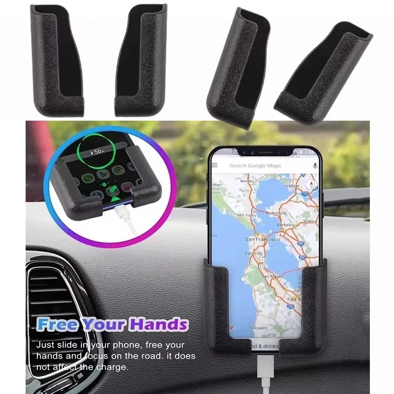 Suporte multifuncional para celular, 1-4 pares, leve, portátil, não ocupa espaço, acessórios para interior do carro