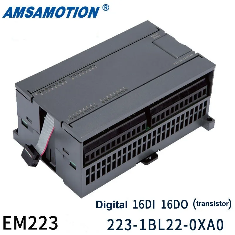 S7-200 PLC uitbreidingsmodule AMSAMOTION, compatibel met Siemens PLC, digitale en analoge uitbreidingsmodule EM223/232/235/231.