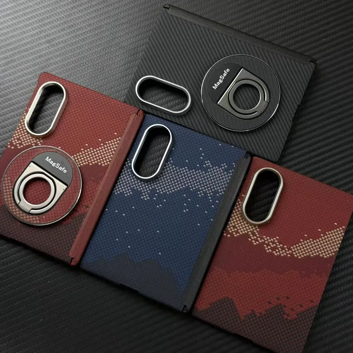 For Samsung Zfold8Wide, Bare Phone Feel, Aramid Fiber Material, Slim Magnetic Hard Case, Fine Texture, Heat Dissipation