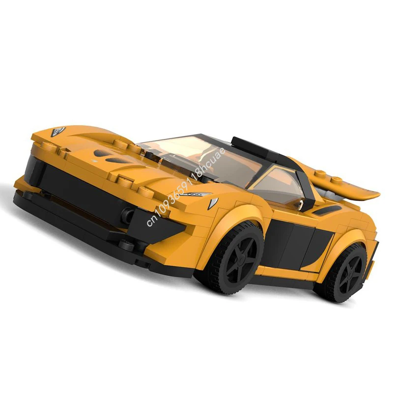 

231 шт. MOC McLarenss P1 в 8 широких шпилек, стиль City Champion, суперкар, строительный блок, рождественский подарок, вдохновляет неограниченное количество творчества