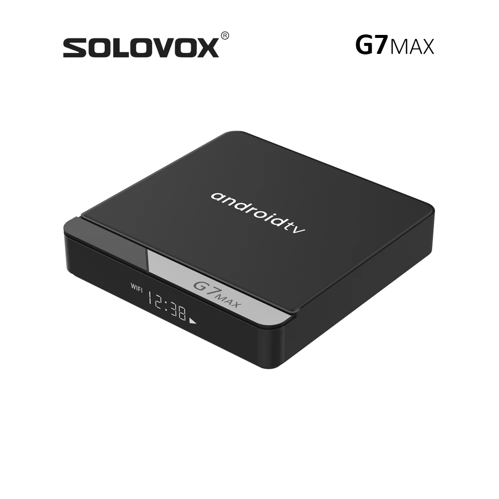 SOLOVOX-andro 11 TV STB S905X4 رباعي النواة ، 4G ، 32GB ، 64GB ، WiFi ، 5GHz ، مساعد BT5 ، تحكم صوتي ، StbEMU Pro 4K ، G7 MAX
