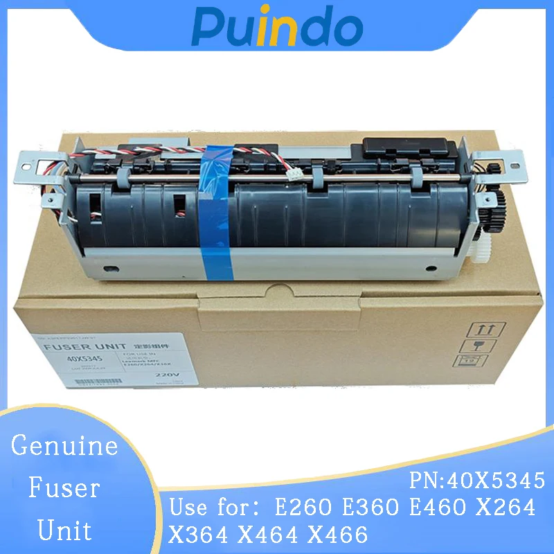 

40X5345 Оригинальный восстановленный блок термофиксатора для Lexmark E260 E360 E460 X264 X364 X464 X466 Блок термофиксатора 40X5344