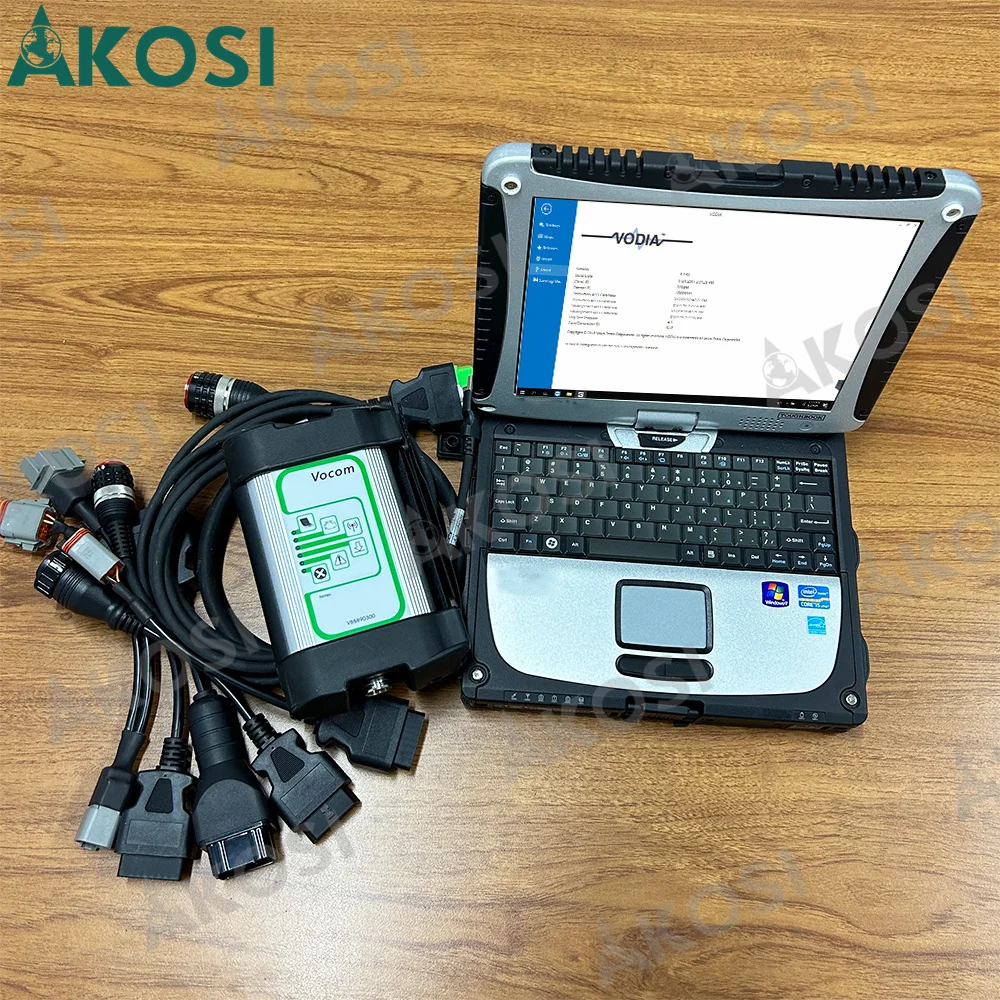 Ready to use CF19 laptop+For penta diagnostic tool with penta vodia5 software for v-olvo marine engine Industrial diagnosis