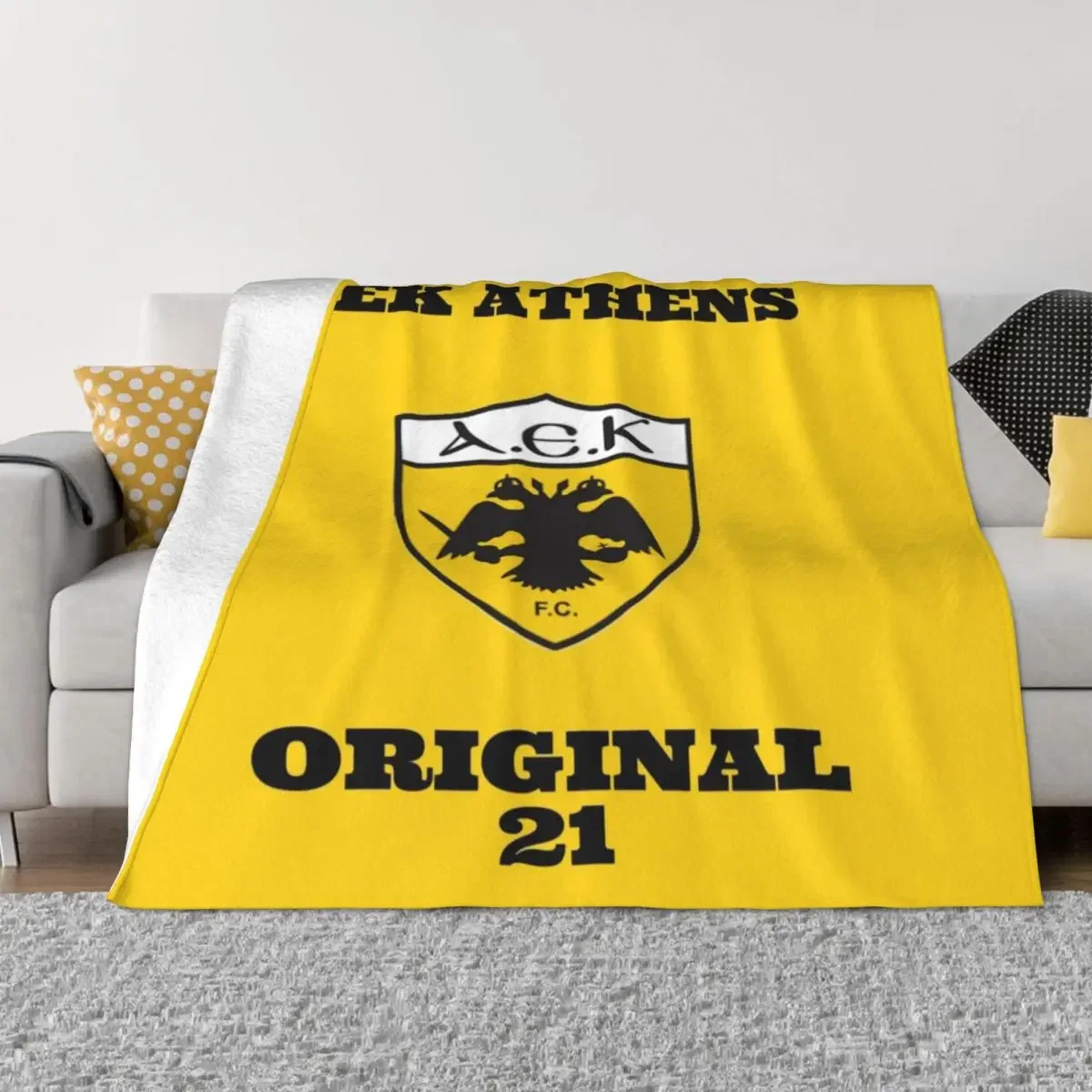 AEK ATHENS FC Throw Blanket anime blanket Christmas Blanket For Decorative Sofa Tourist Blanket