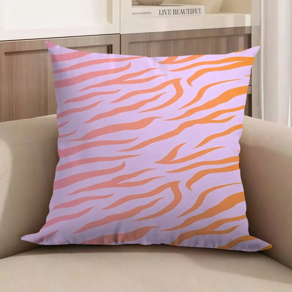 لينة زيبرا طباعة وسادة هدية مكتب المنزل الديكور وسادة غرفة نوم أريكة غطاء وسادة السيارة كيس وسادة