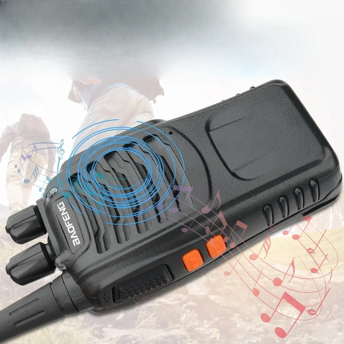 

Baofeng BF-888S Pro рация беспроводная копировальная частота дальнего действия UHF 400-470 МГц портативная любительская двусторонняя радиостанция для охоты