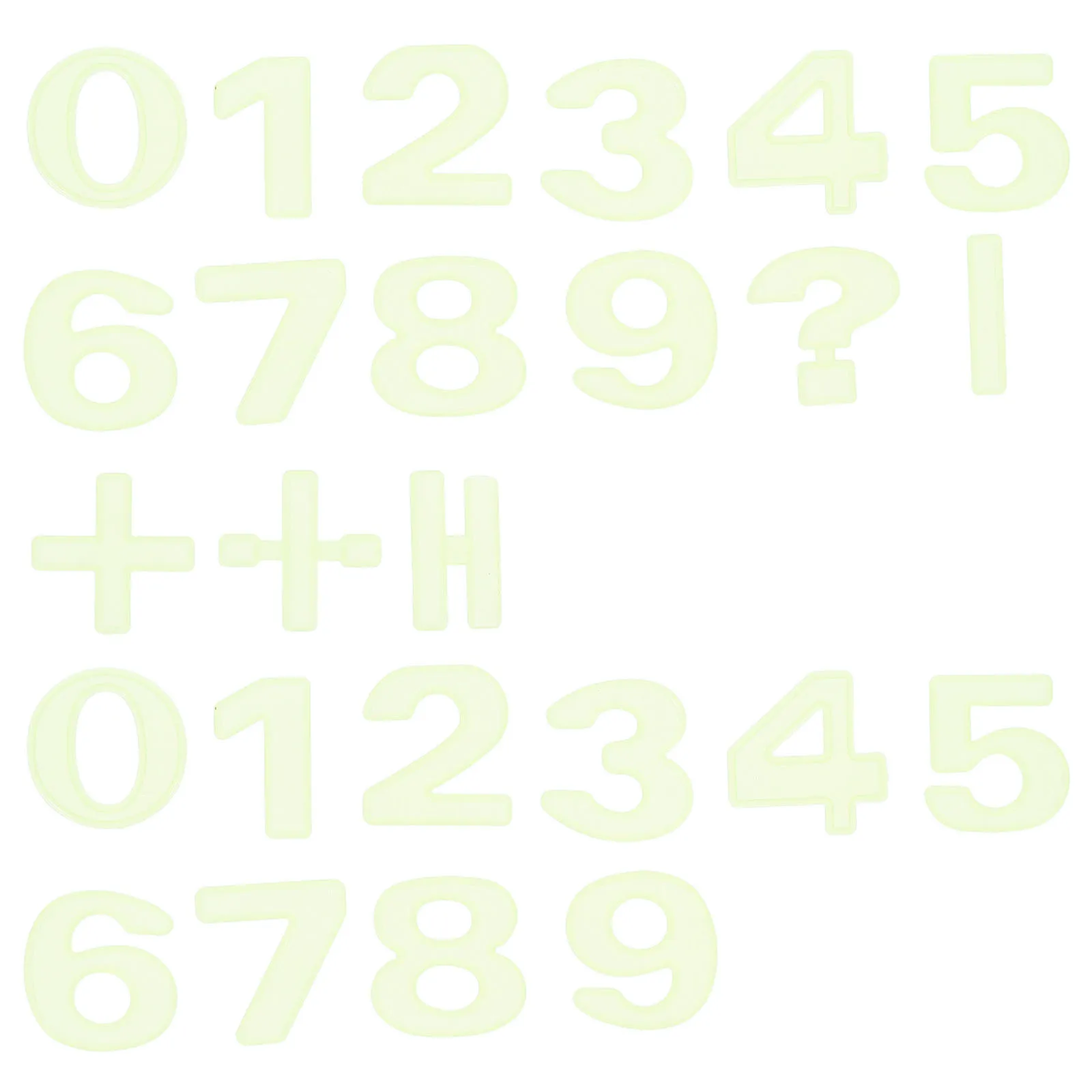 

26 Pcs Stickers Classroom Wall Decals Glow in Dark The Fluorescent Decoration Glowing Decorations