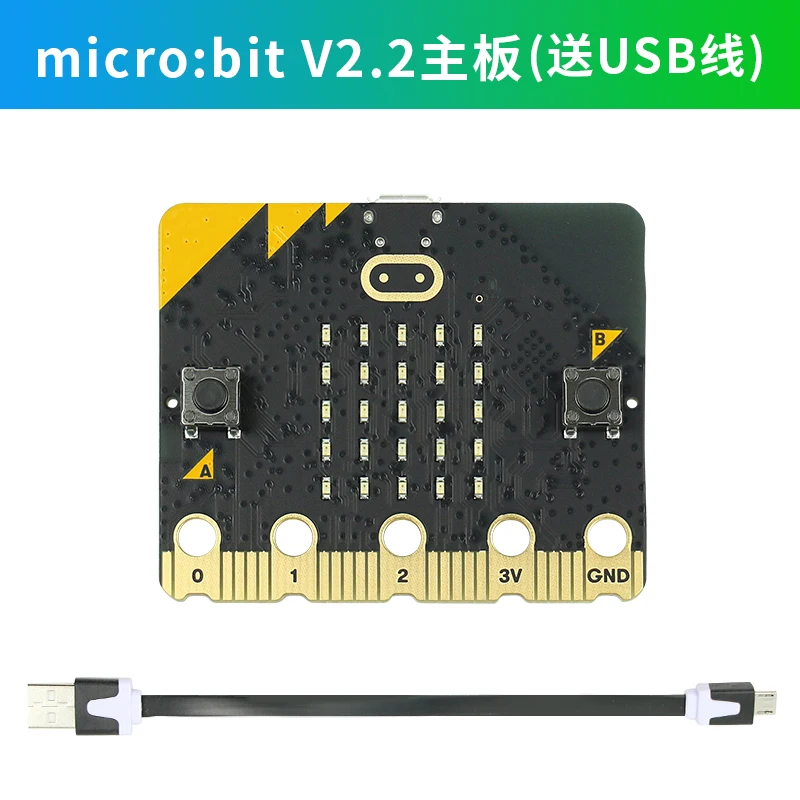 Płyta główna Microbit development board początkujący zestaw do nauki Python dla dzieci programowanie micro: bit V2