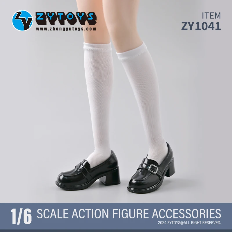 

ZYTOYS 1:6 Scale Female loafer Shoes Uniform Shoe ZY1041 for 6inch Women Action Figure Soldier TBL PH Body Accessories Hot Toys