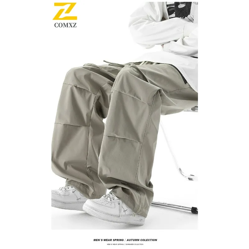 جديد الذكور البضائع السراويل مريحة فضفاضة تناسب كبيرة الحجم السراويل الطويلة في الهواء الطلق عداء ببطء ممارسة الربيع والخريف تنفس السراويل