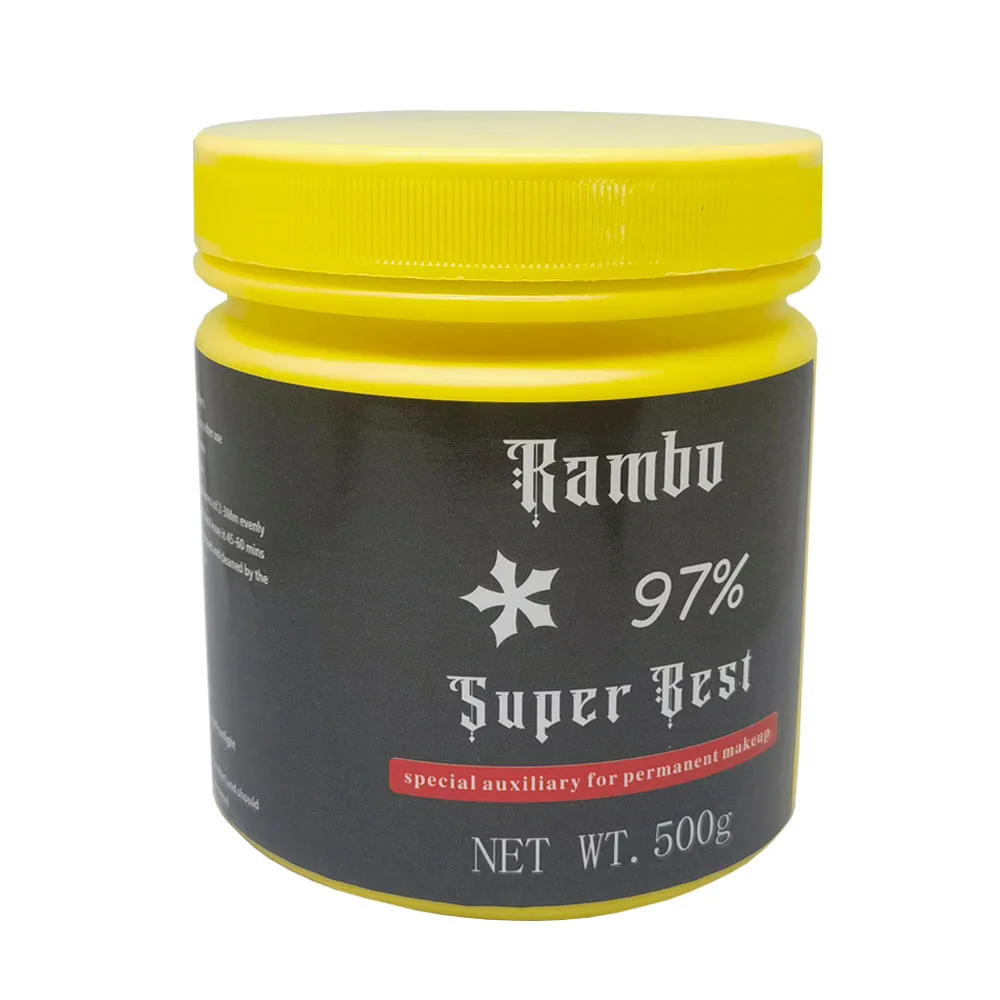 신제품 97% 람보 눈썹 문신 보조 시술 영구 화장 전 마이크로블레이딩 피어싱 얼굴 미용 500g