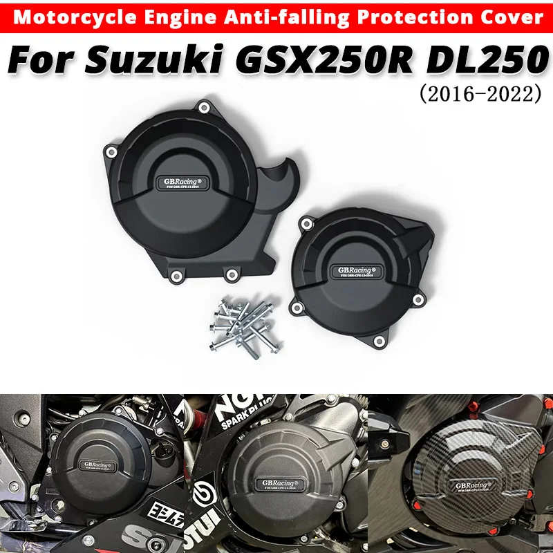 

For Suzuki GSX250R DL250 GSX-250R DL-250 2016-2020 Motorcycle Engine Anti-falling Protection Cover Slip on Suzuki DL250