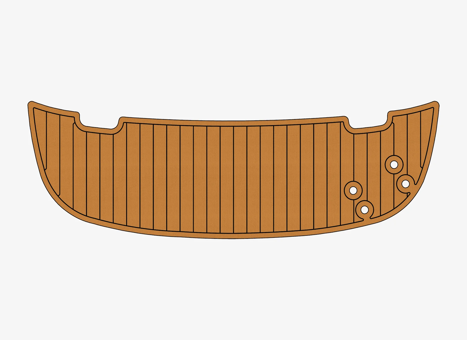 

Anti-Skid EVA Faux Teak Self-Adhesive 6mm Boat Decking Pad for 2001-2008 Maxum 1900 SR3 &2000 SR3 Yacht Cockpit Marine Floor
