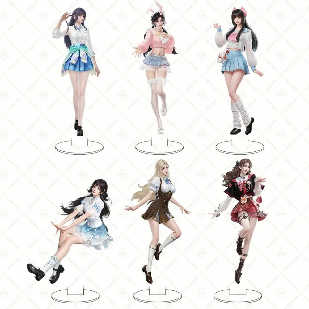 Game Eternal Autumn Overture Series Girl Stand Gu Qinghan Hu Tao Yu Linglong Female Figure Exquisite Standing Sign Cosplay Model