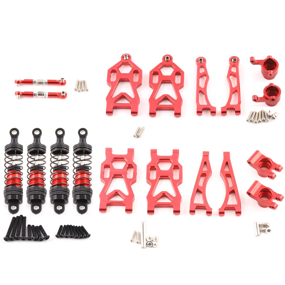 Kit de piezas de actualización de aleación de aluminio para coche de control remoto, accesorios para Buggy, camión, oruga, SCY, JJRC, SG116 MAX, SG116 PRO, 1/16