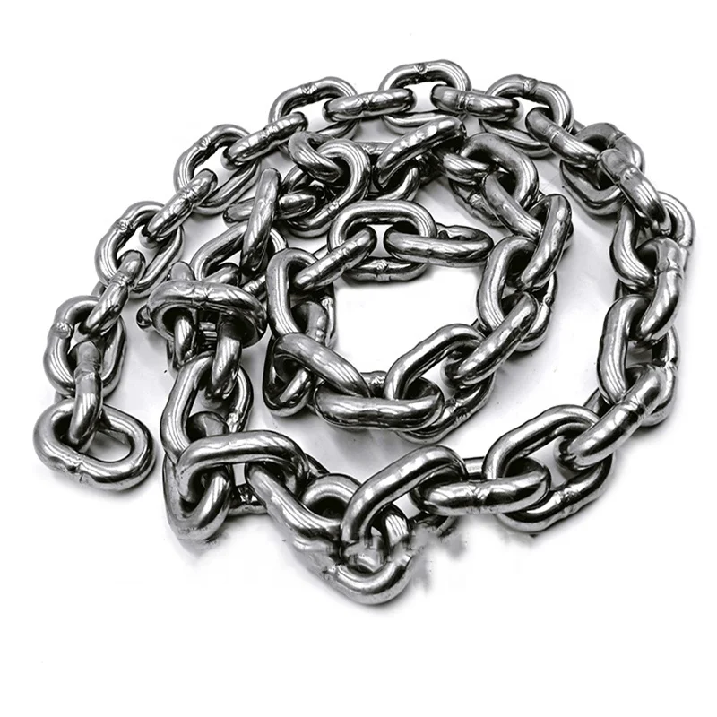 Alastin Most Popular Manufacturer 316 Stainless Steel Ss316 Anchor Chain Boat Parts Din766 Anchor Chain Link