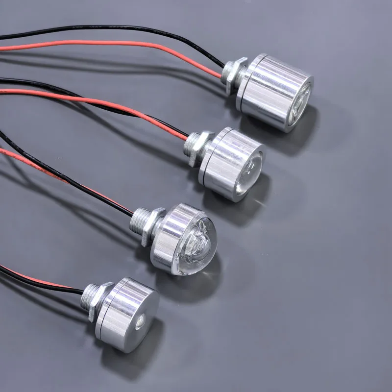

10pcs 3v 5V 12V 24V Mini Small LED Bulb Flood Lamp Spotlight Jewelry Display Counter Wine Cabinet Surface Mounted Spotlight 1w