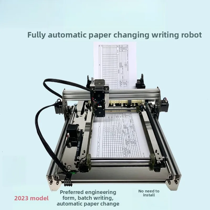 2026 New Model Fully Automatic Paper-Changing Writing Robot for Filling in Engineering Forms in Bulk