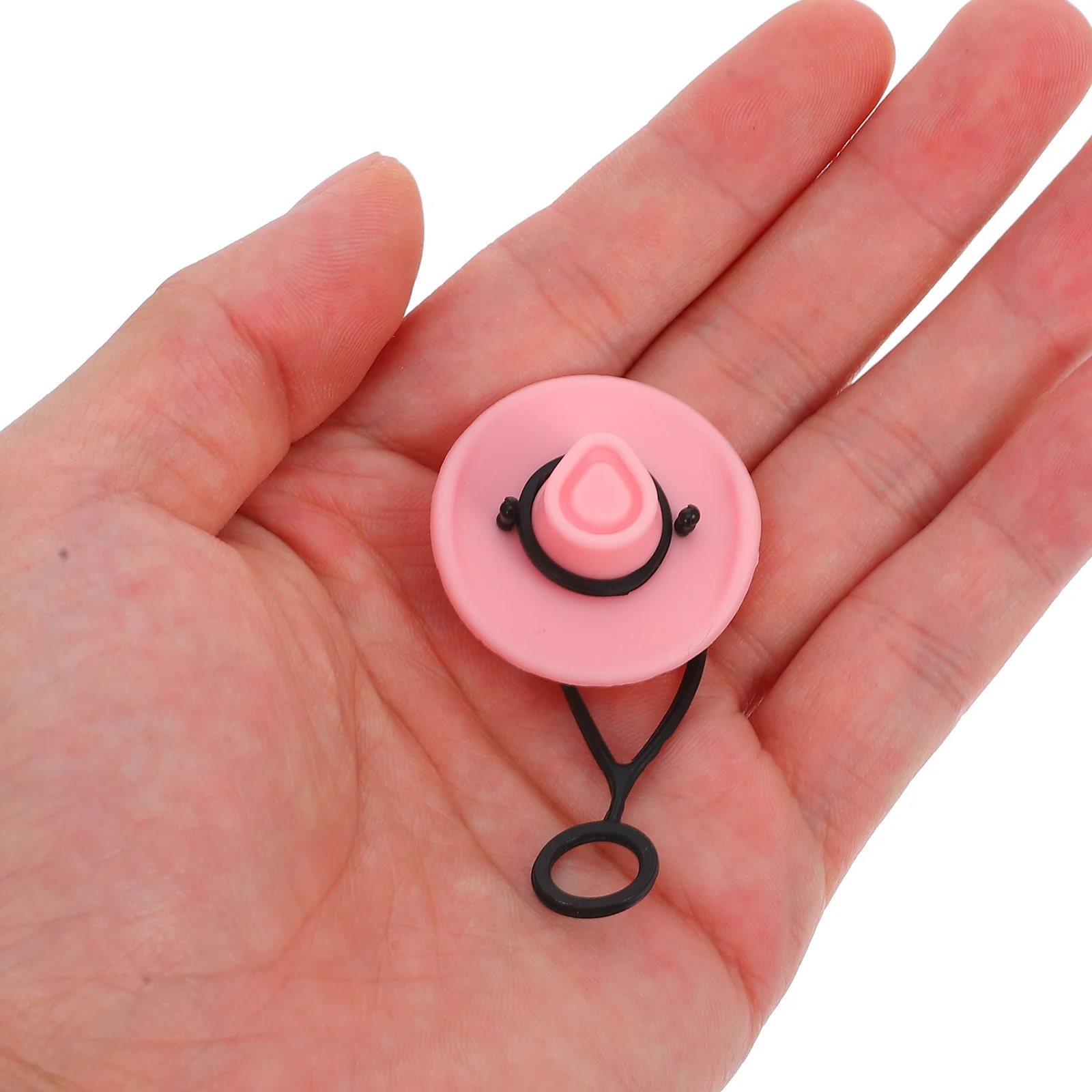 

8pcs Silicone Cowboy Hat Straw Covers Caps for Tumblers Drinking Straws Portable Protective Plugs Leak Proof Dirt Resistant