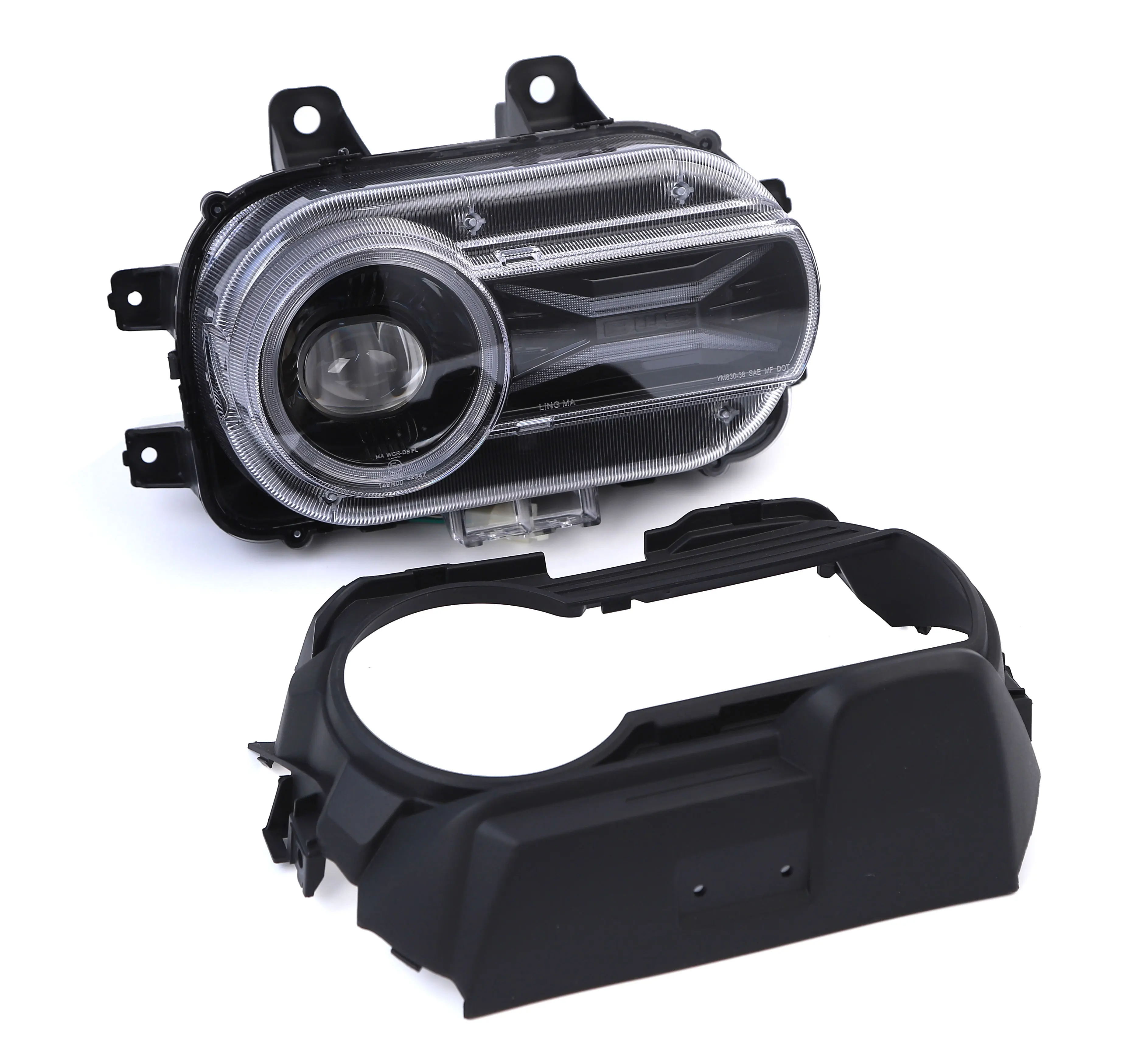 

NEW Upgrade High-Power 18.9W LED Headlight Assembly Compatible with Yamaha Zuma 125cc (2022-2024 Models)Chinses Scooter Tank 200