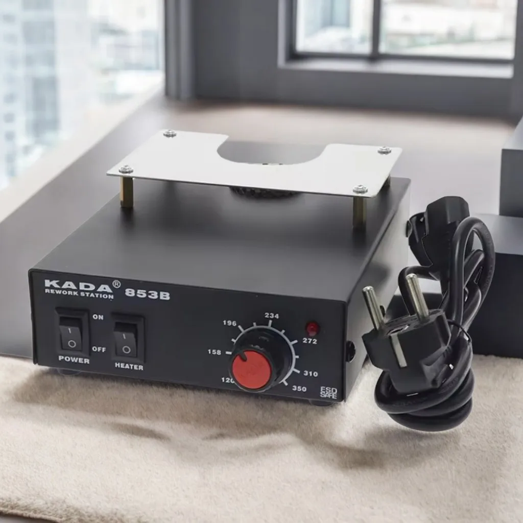 

KADA 853B 220V 540W Preheating Station for BGA PCB BGA Recycling Station Preheating / Hot Air Desoldering Station