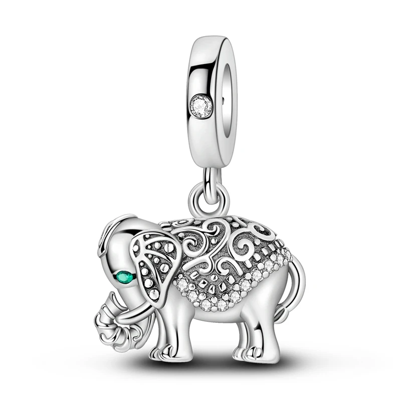 Charms aus 925er-Sterlingsilber, Perlen-Anhänger, Baum des Lebens, Hund, Elefant, Liebe, Herz, Charm, passend für Original-Armbänder, DIY-Frauen, Schmuck, Geschenk