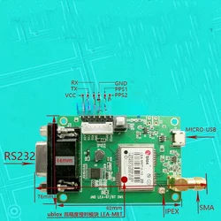 Customized UBLOX High Precision Timing Module GNSS LeA-M8T Development Board Raw Data Carrier Phase