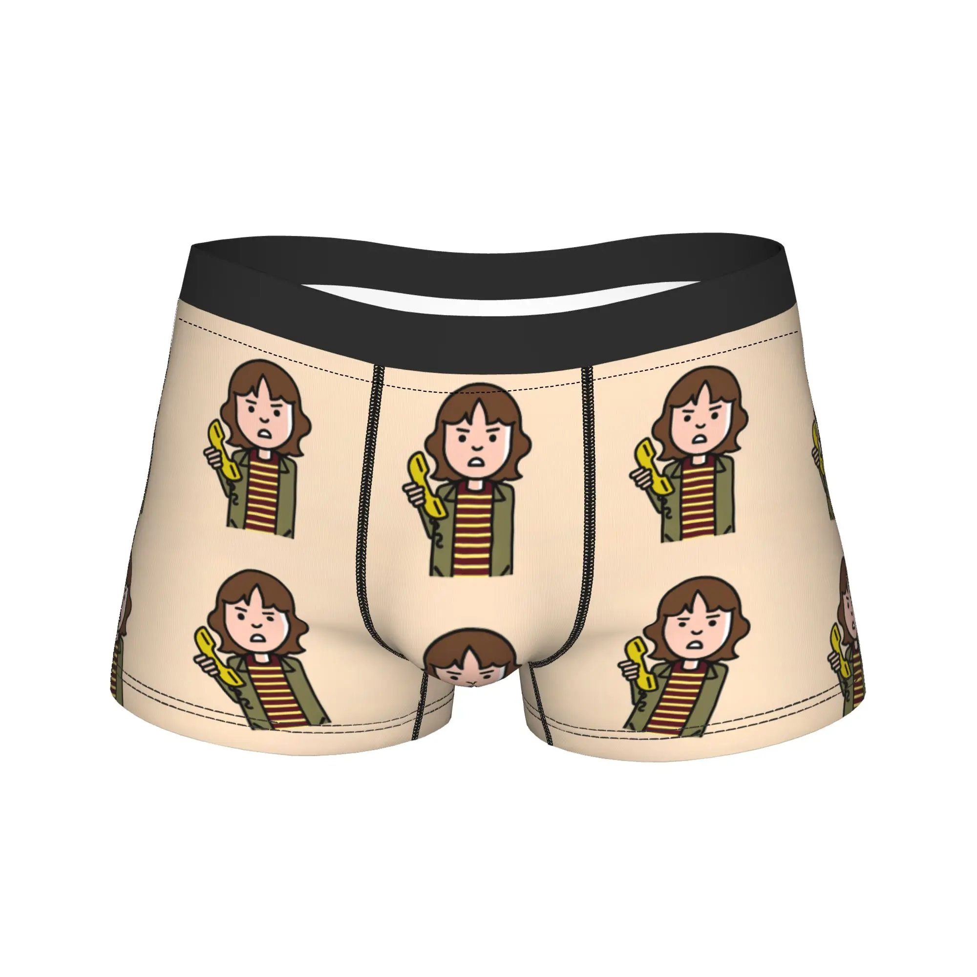

Joyce Stranger Characters Underwear Breathable Underpants Pattern Boxer Brief For Males Pouch Large Size Trunk