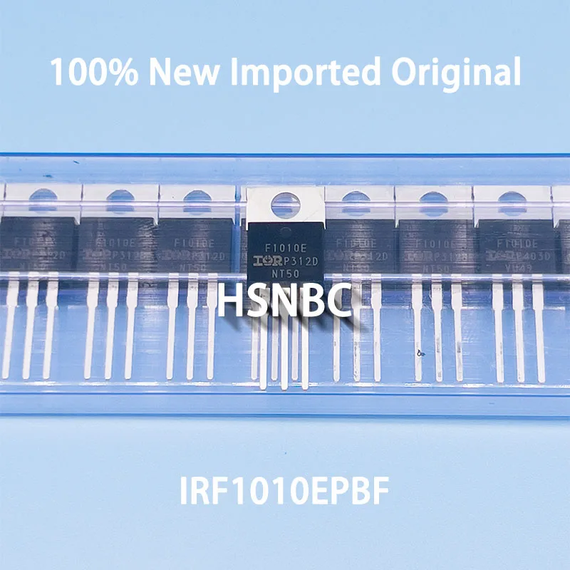 

10Pcs/Lot IRF1010EPBF IRF1010E F1010E TO-220 60V 84A MOSFET N-Channel Field-effect Transistor 100% New Imported Original